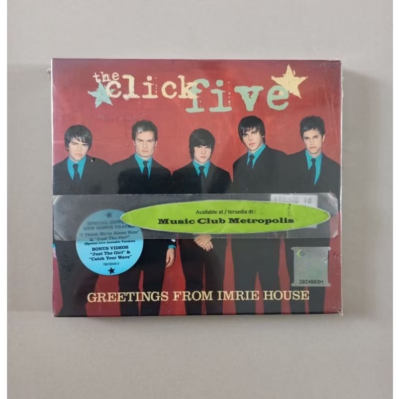 CD THE CLICK FIVE - GREETINGS FROM IMRIE HOUSE 2005 IMPORTED MALAYSIA