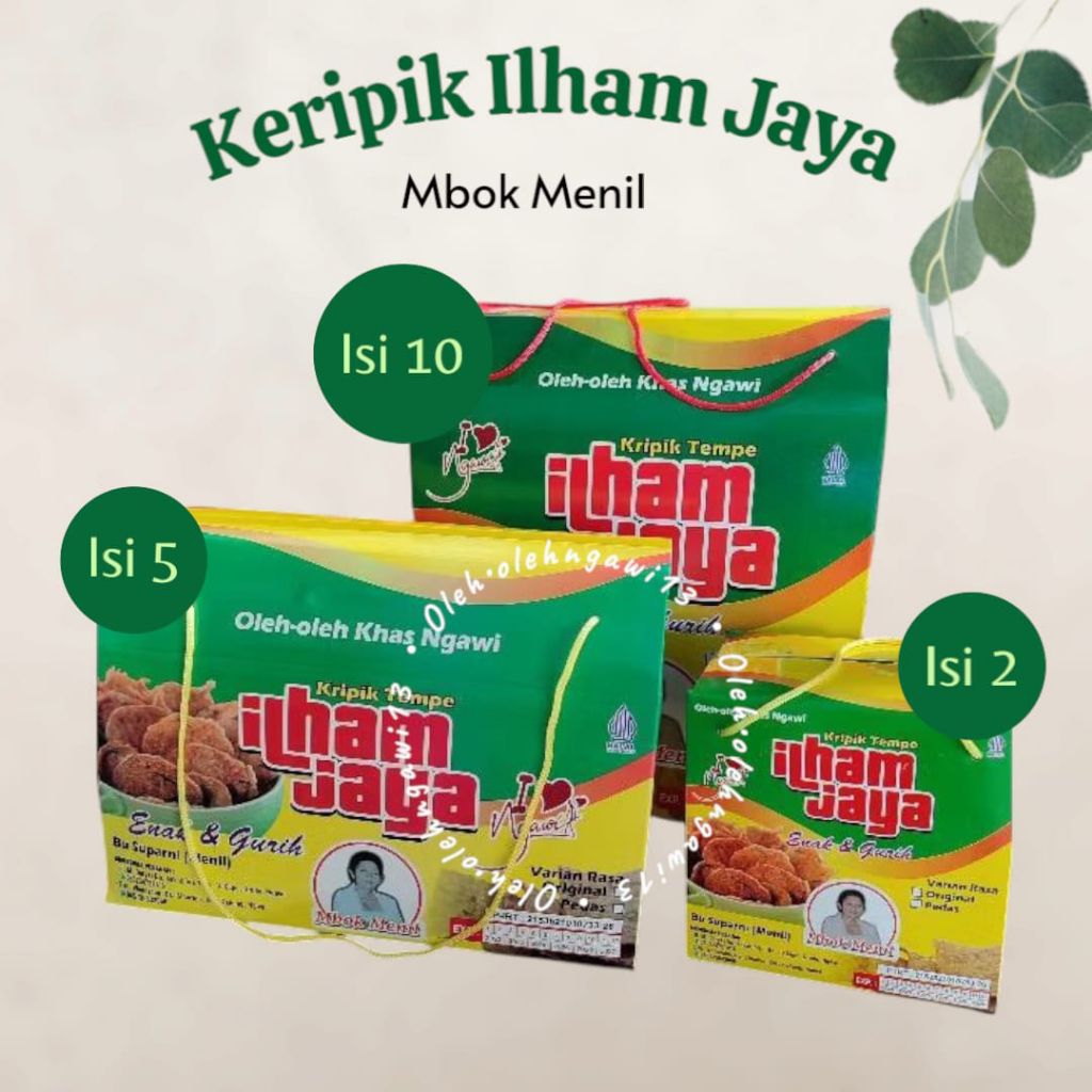 

Keripik ilham jaya, keripik tempe khas ngawi, oleh oleh ngawi