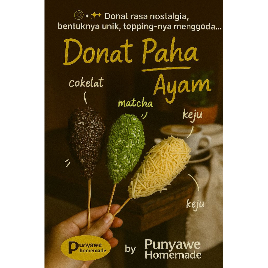 

Donat Paha Ayam Lembut Viral