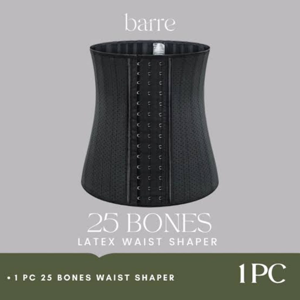 [Free Pengait] 25 bones latex waist shaper | Korset dengan 25 tulang latex Korset Latex