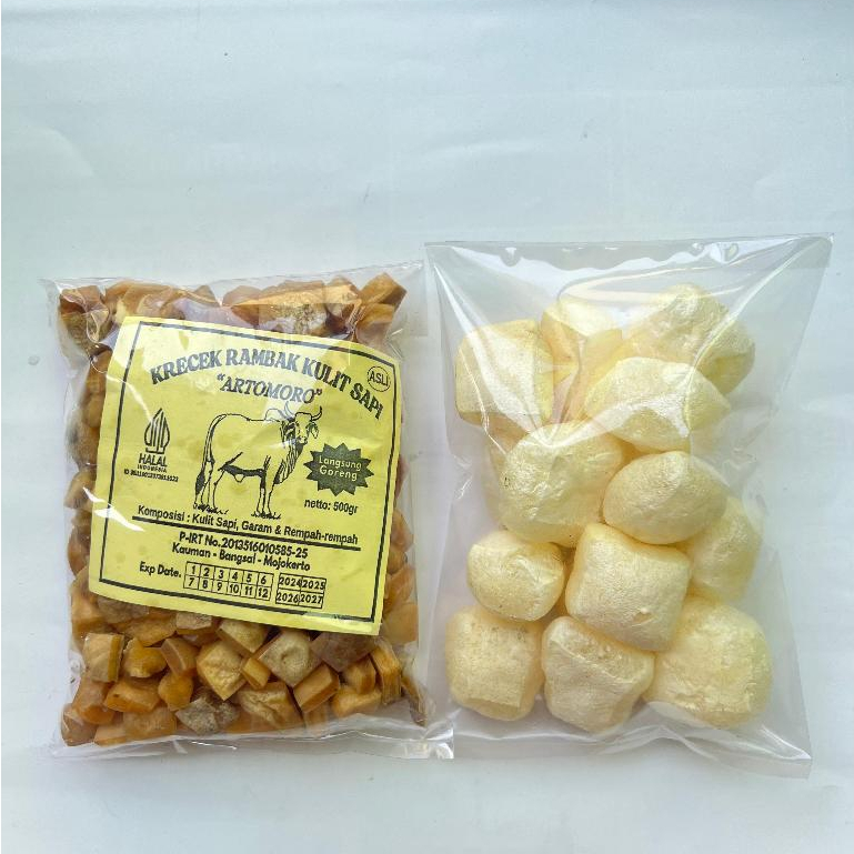 

arto moro krecek rambak kulit sapi/krecek rambak mentah/dorokdok/rambak mentah/krupuk rambak/rambak sapi varian kotak dadu 500gram