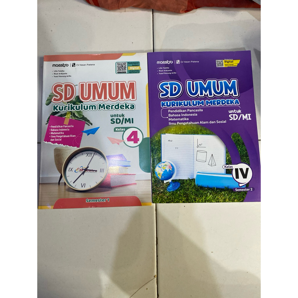 SD UMUM KURIKULUM MERDEKA SD KELAS 4 semester 1,2