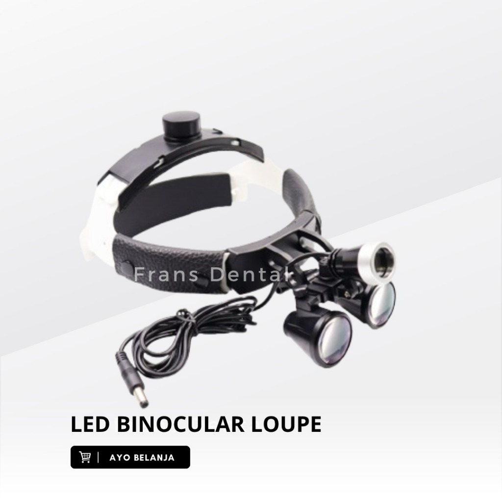 Dental Loupe Headgear Headband + LED Lamp / Dental Loupe