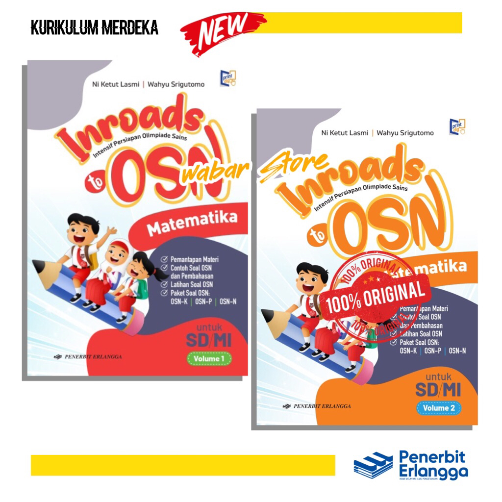 Buku Inroads To OSN Matematika SD/MI Erlangga