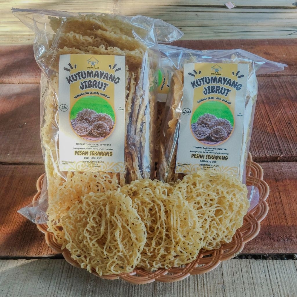 

KUTUMAYANG JIBRUT SINGKOKNG KHAS CIANJUR KERUPUK JADUL MENTAH GURIH DAN MEKAR