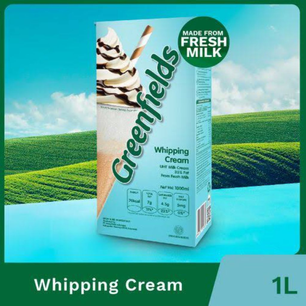 

GREENFIELDS WHIPPING CREAM 1L