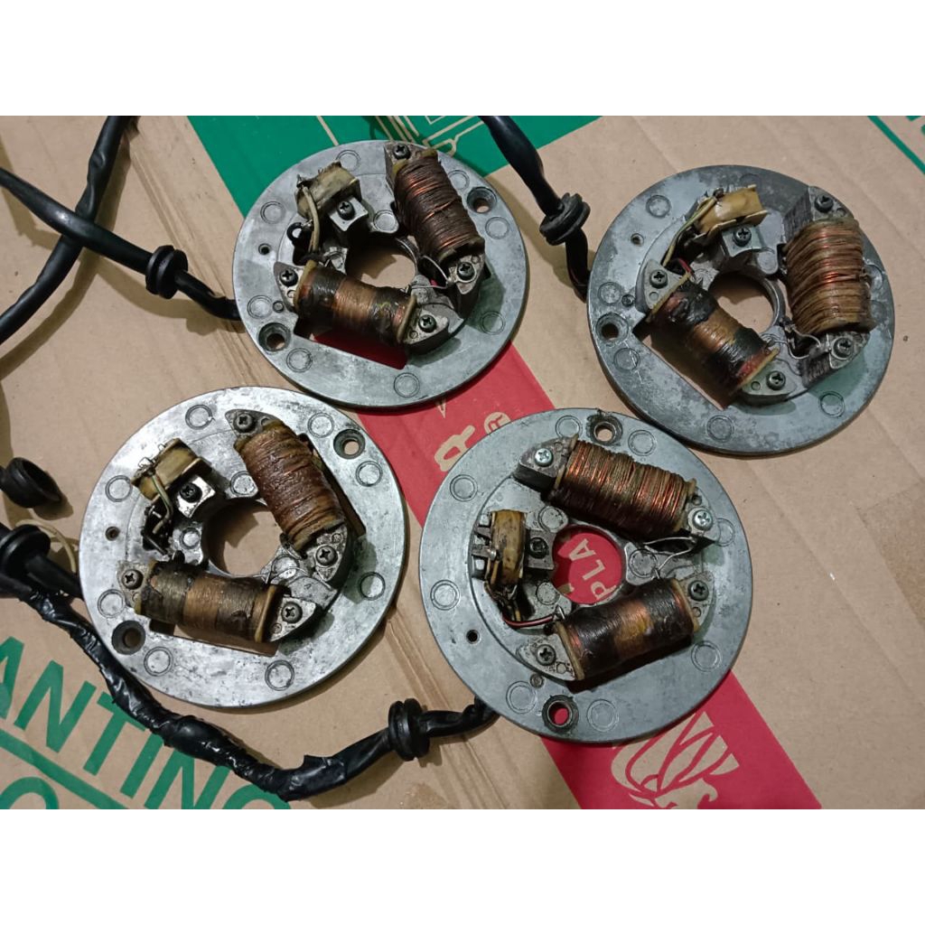 Pengapian Bawah Set Spul Set Rx-King Original Copotan