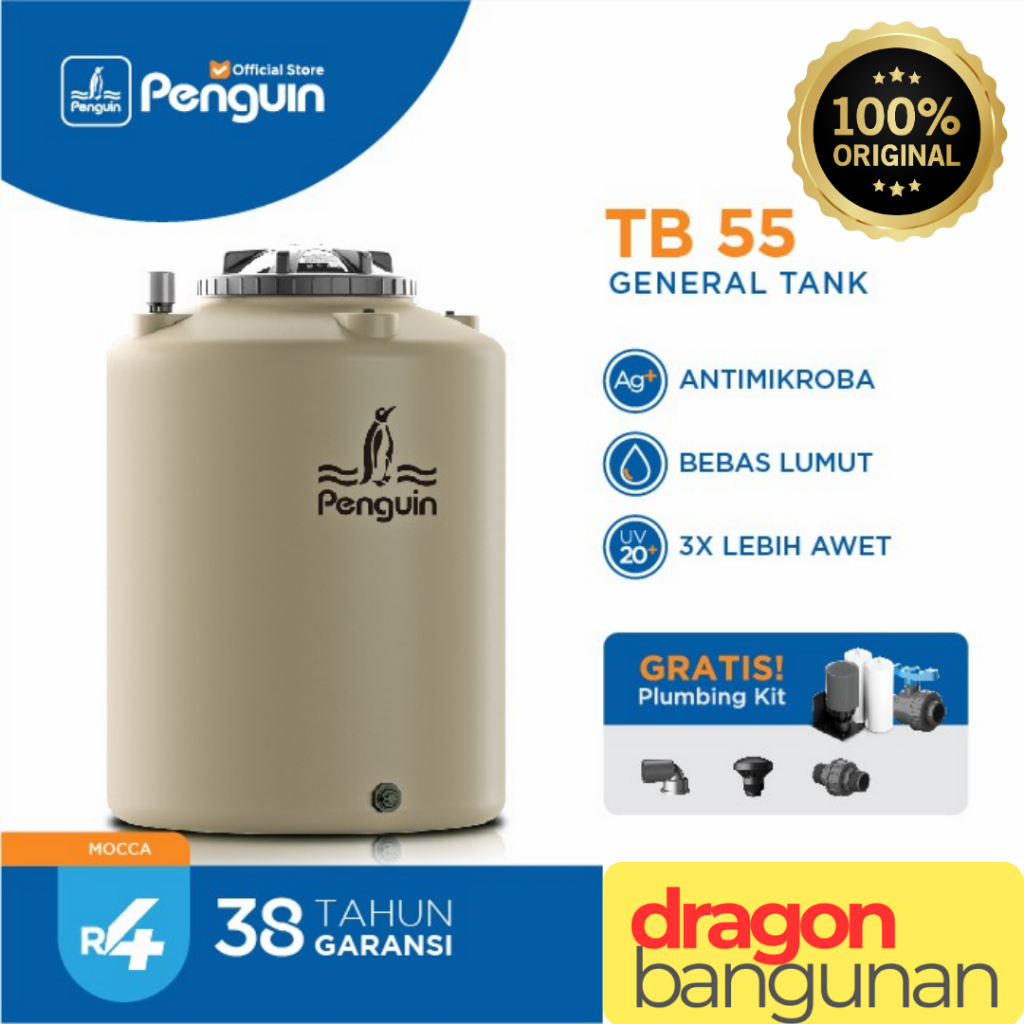 Penguin TB 55 Moca / Toren Penguin 500 Liter / Tangki Air Penguin 500 Liter