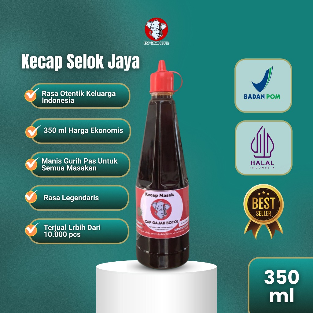 

Kecap Gajah Botol 350ML