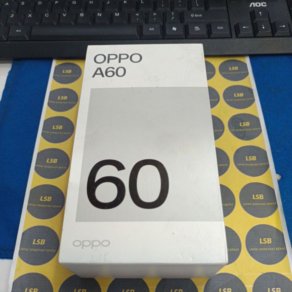 DUS BOX HANDPHONE OPPO A60 ORIGINAL BEKAS