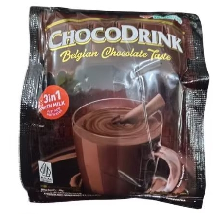 

Chocodrink belgian chocolate taste minuman bubuk isi 5 bungkus × 28gr