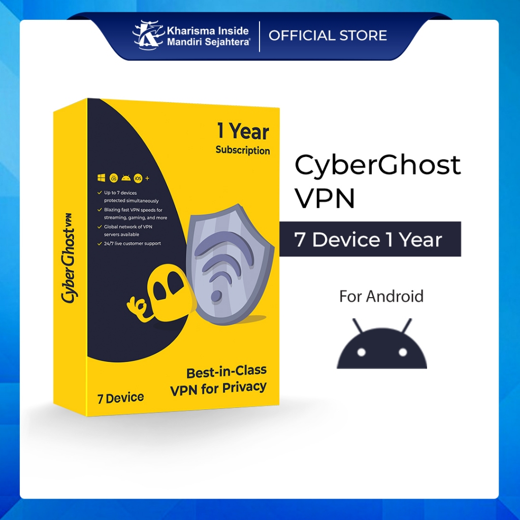 For Android Software CyberGhost VPN Original 7 Device