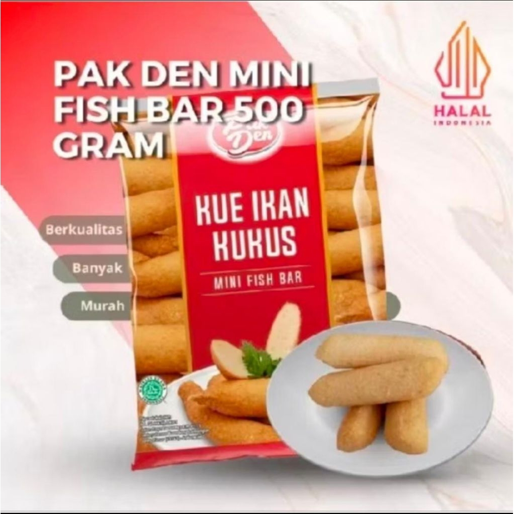 

Otak otak Singapore mini fish bar Pak Den 500gr