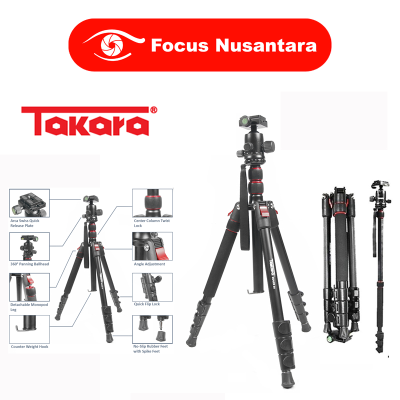 TAKARA Rover 66 Tripod  Kamera Monopod Kamera Rover 66 GARANSI RESMI