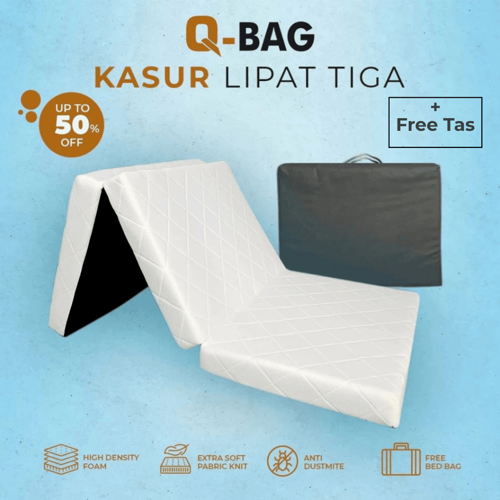 Osaka - Q Box Q-Bag Kasur Lipat 3 / Three Fold Mattress