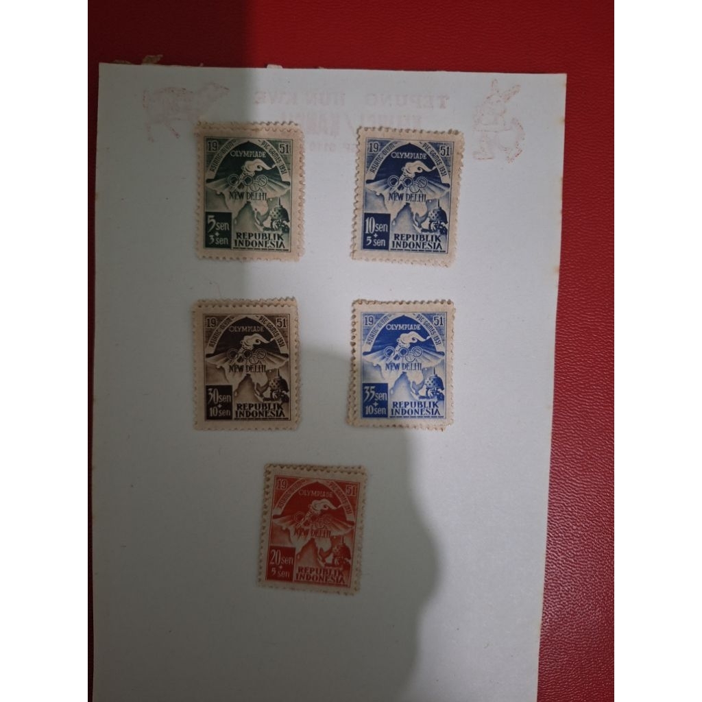 

perangko lama olimpiade new delhi 1951