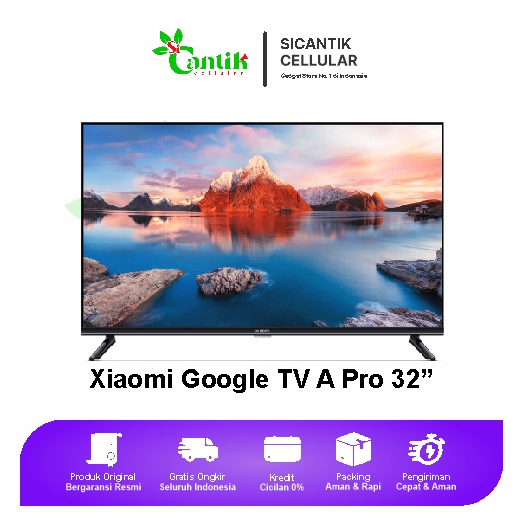 Xiaomi Google TV A 32 Pro | Smart TV LED HD | Speaker 20W | Dolby Audio | DTS-X, DTS Virtual:X - BY 