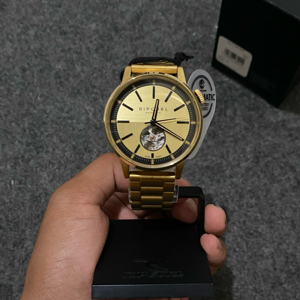 Jam Tangan Ripcurl Drake Automatic SSS Gold Original