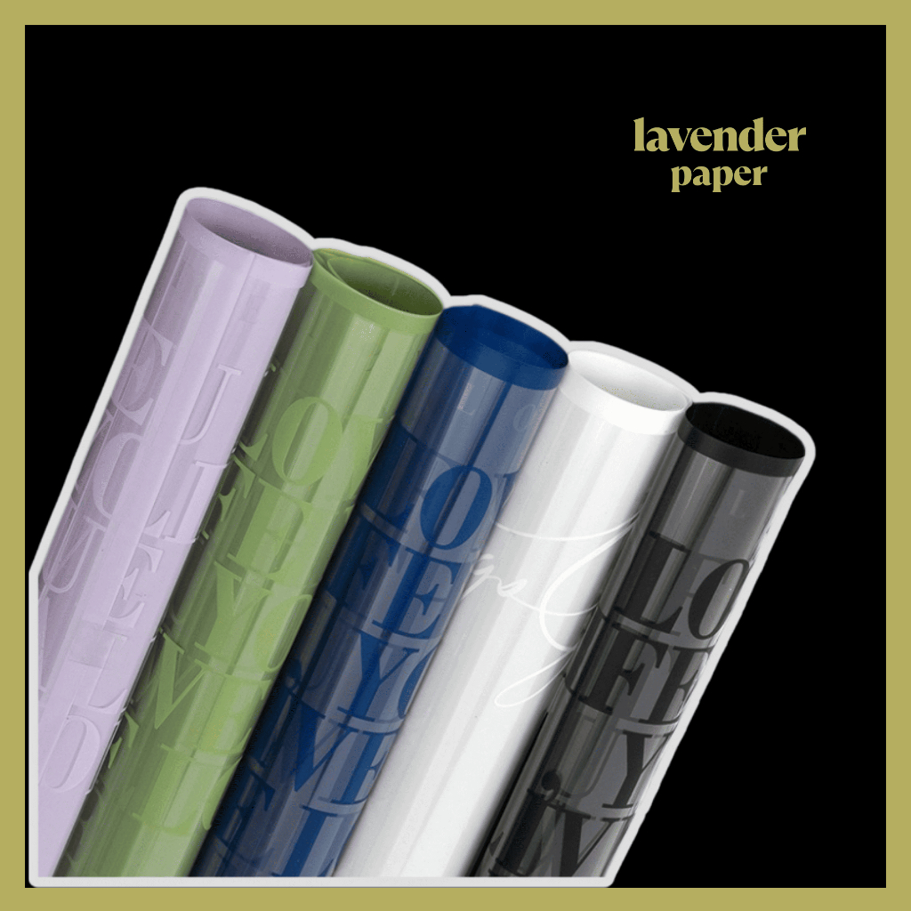 

Isi 20 LEMBAR Kertas Buket Bunga Transparan You Love Flower Wrapping Paper Cellophane Transparan KB077