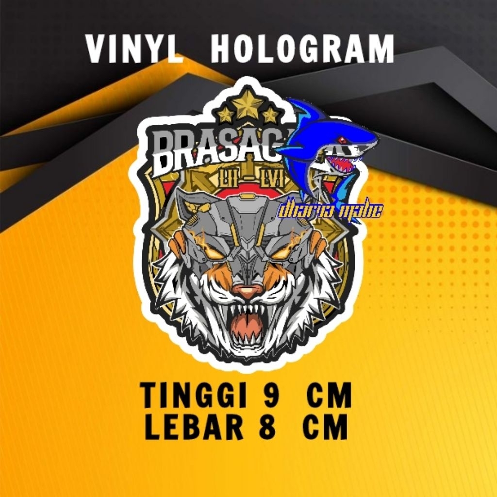 

BRASAGALA, BRIGADE SAILENDRA MAHESA GALA, STIKER BRASAGALA LII - LVI, BRIMOB