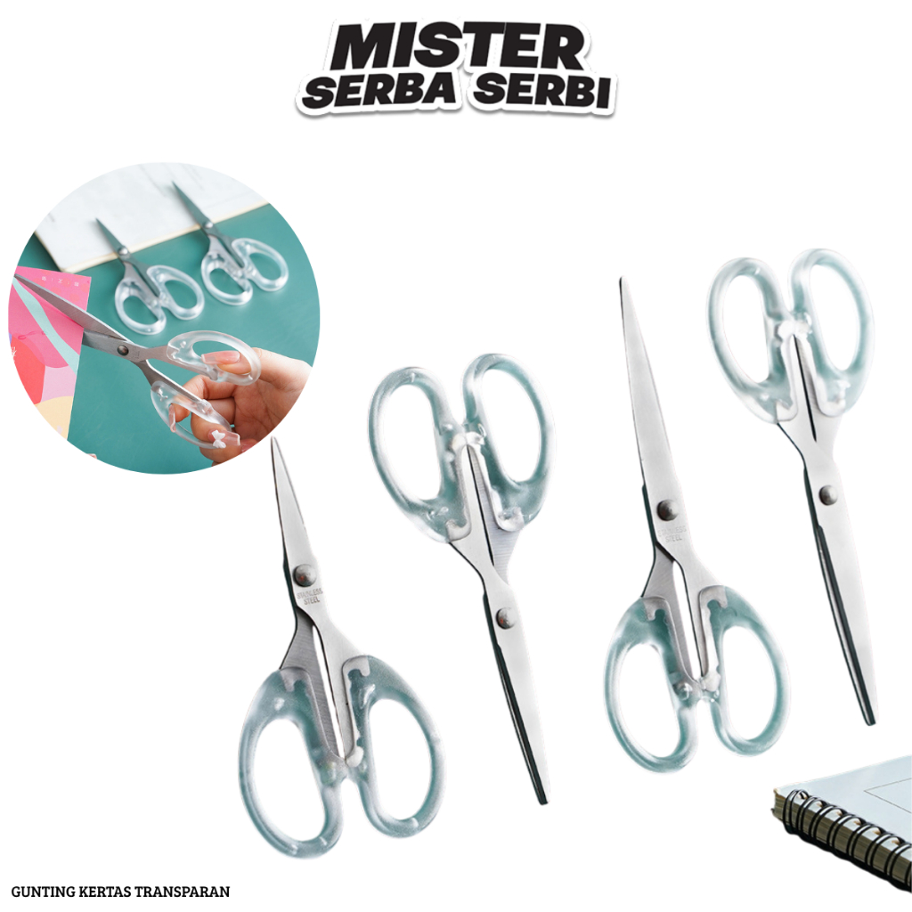 

MSS GUNTING KERTAS TRANSPARAN H562 GUNTING KERTAS AESTHETIC TRANSPARAN SCISSORS SCRAPBOOK
