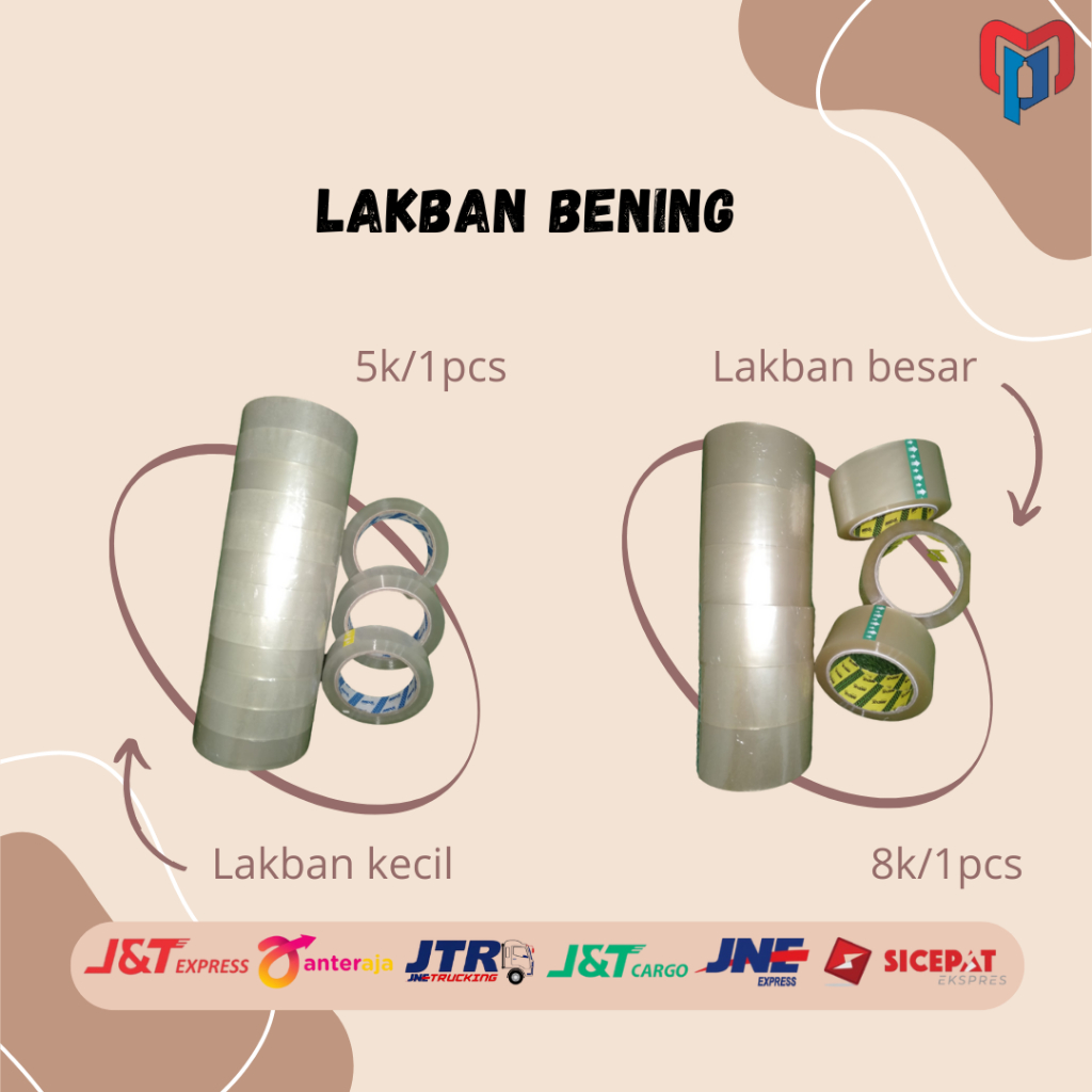 Lakban OPP Tape / Lakban Bening / isolasi bening 48mm & 24mm