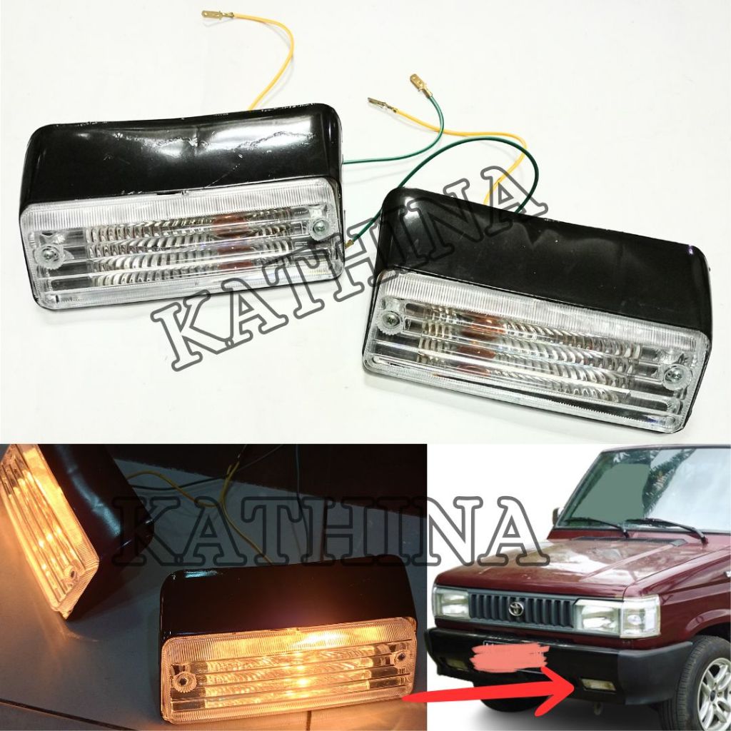 Lampu Sen Bemper Kijang Grand Kristal Led