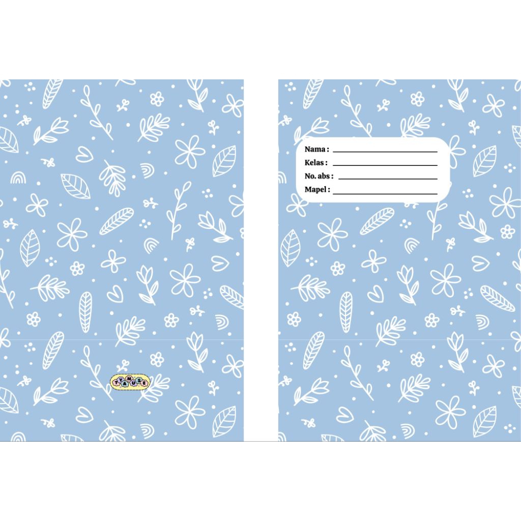 

Sampul Buku tulis estetik Baby Blue