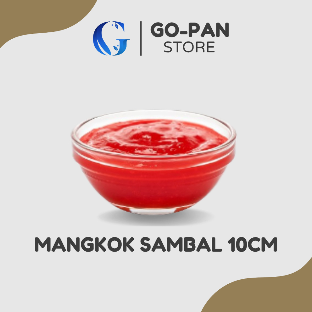 Mangkok Kaca Bening Kecil 10cm - Mangkok Sambal Beling | Mangkok MPASI Aesthetic Tahan Panas