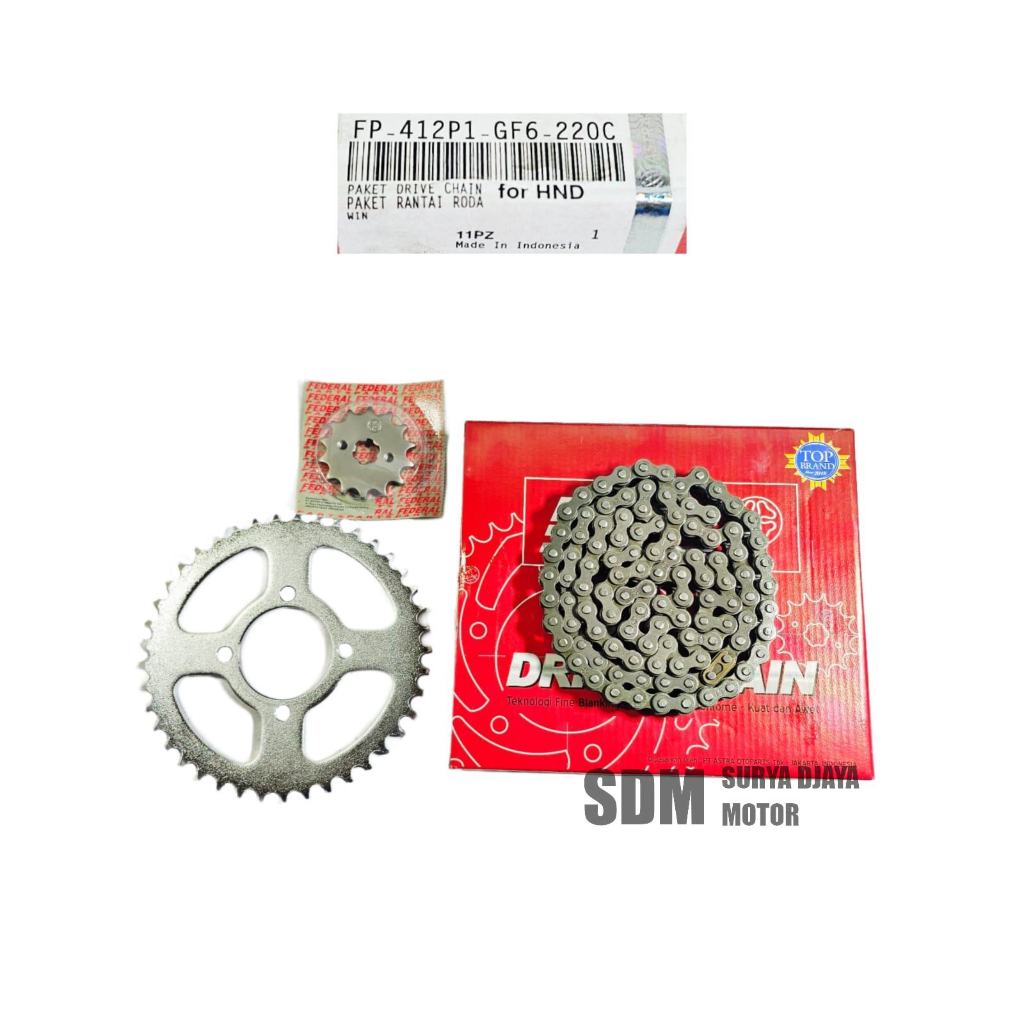 GEAR SET FEDERAL WIN FP-412P1-GF6-220C ORIGINAL FEDERAL