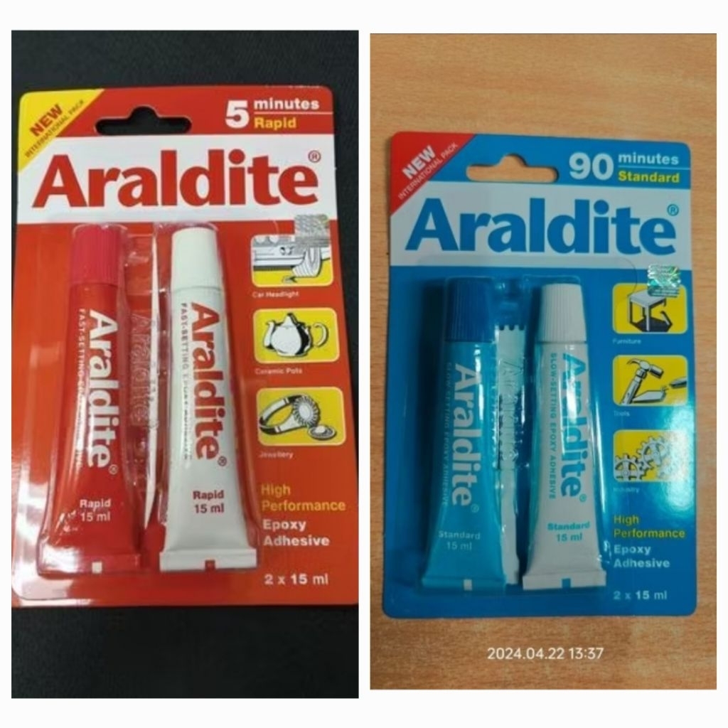 

Lem Pancing Araldite Biru dan Araldite Merah / Lem ePoxy