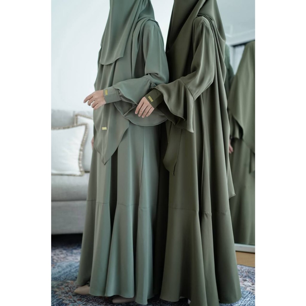 [SIAP KIRIM] ZASKIA SET BY AZDA ELNASSYA/ ABAYA MODERN/ ABAYA SET KHIMAR PASMINA/ ABAYA SET KHIMAR J