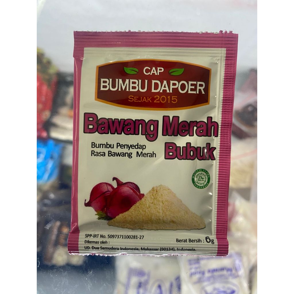 

Bumbu Dapoer Bawang Merah Bubuk 6 gr