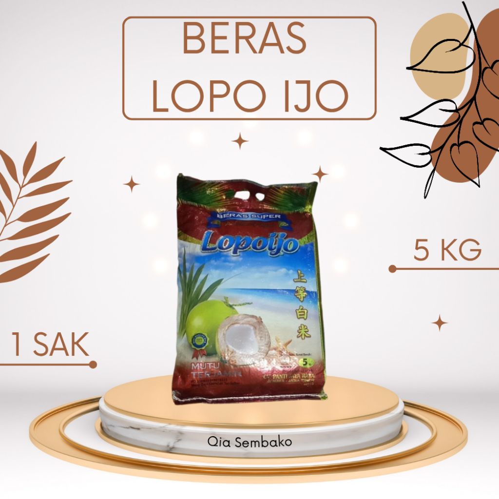 

LOPO IJO BERAS/BERAS LOPO IJO 5KG