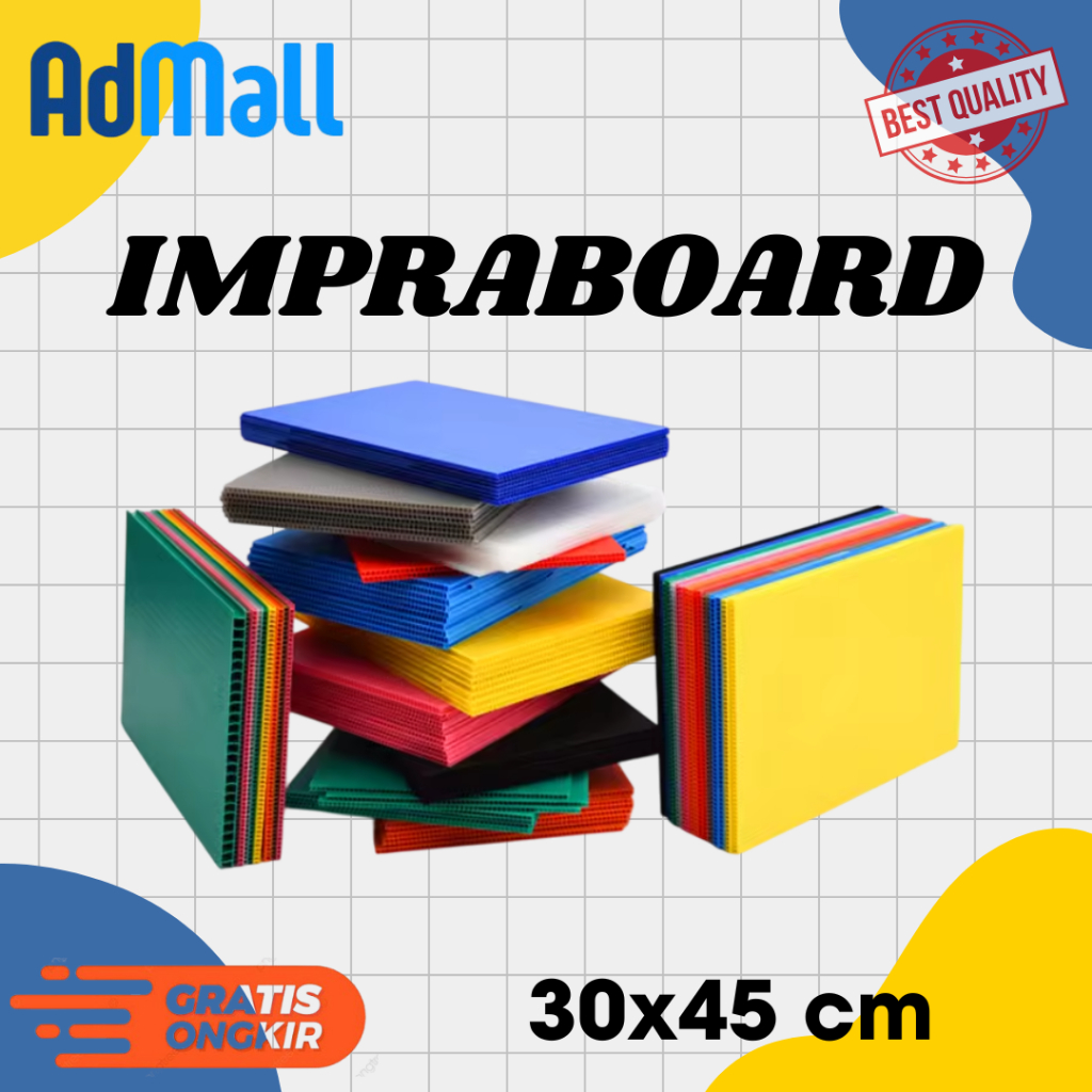 

Impraboard 30x45 cm / Infraboard / Corrugated Board / Impraboard Banner