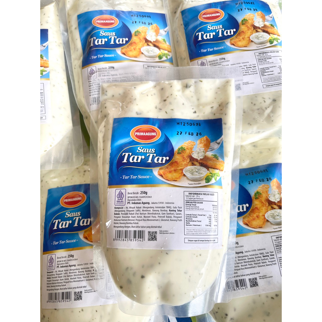 

Saus Tar Tar 250gr Prima Agung ~ GALERI PLASTIK FROZEN FOOD