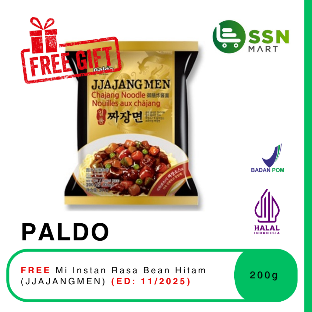 

FREE GIFT Paldo Mi Instan Rasa Bean Hitam (JJAJANGMEN) 200g