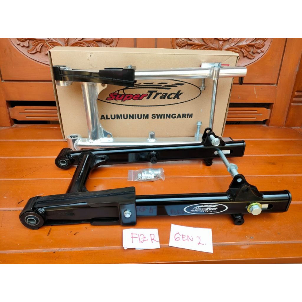 Swing arm fiz r gen 2 supertrack gen 2 almunium import original supertrack panjang standar fiz r veg