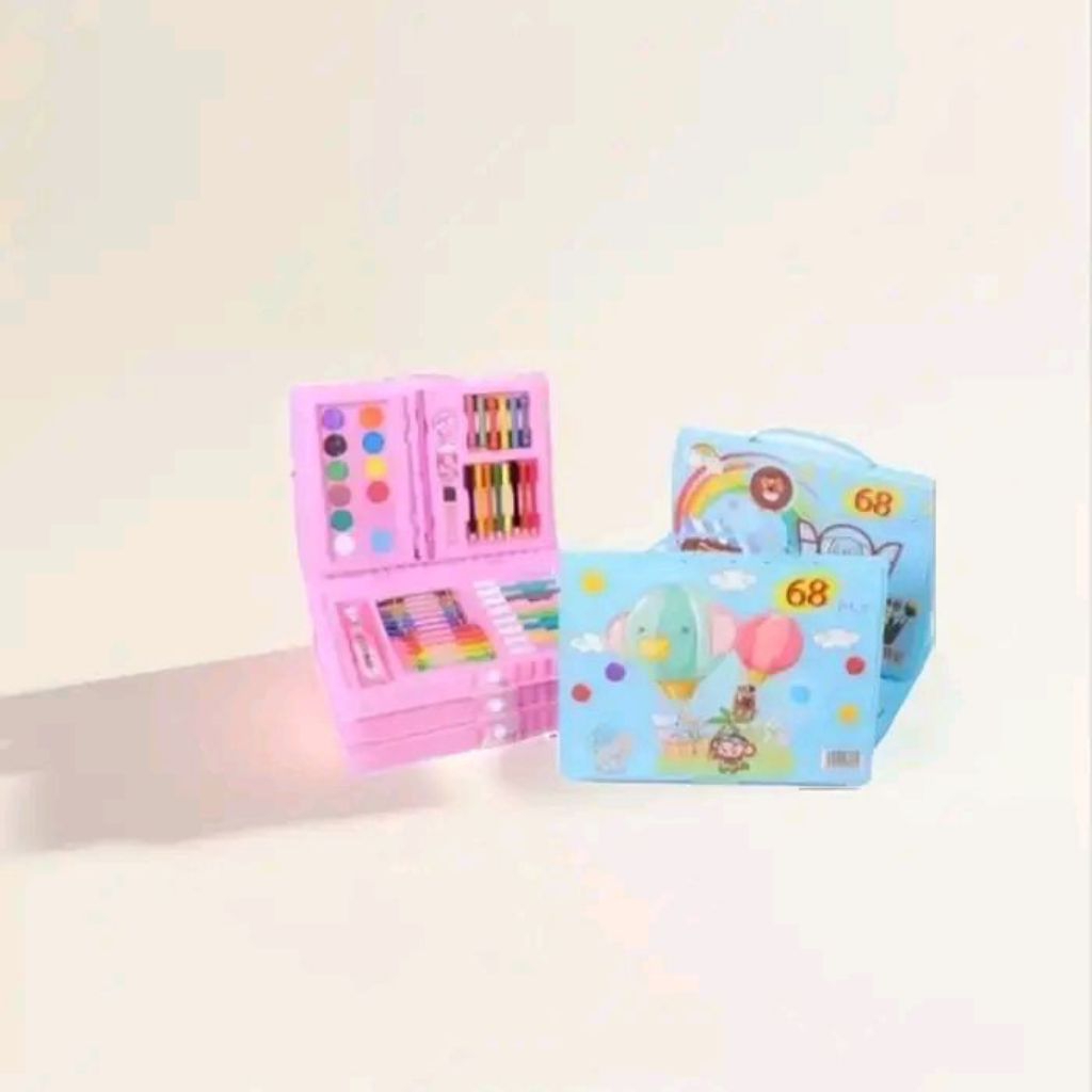 

Set 68 in 1Crayon Art Set Pensil Warna Warni 68 Pcs / Crayon