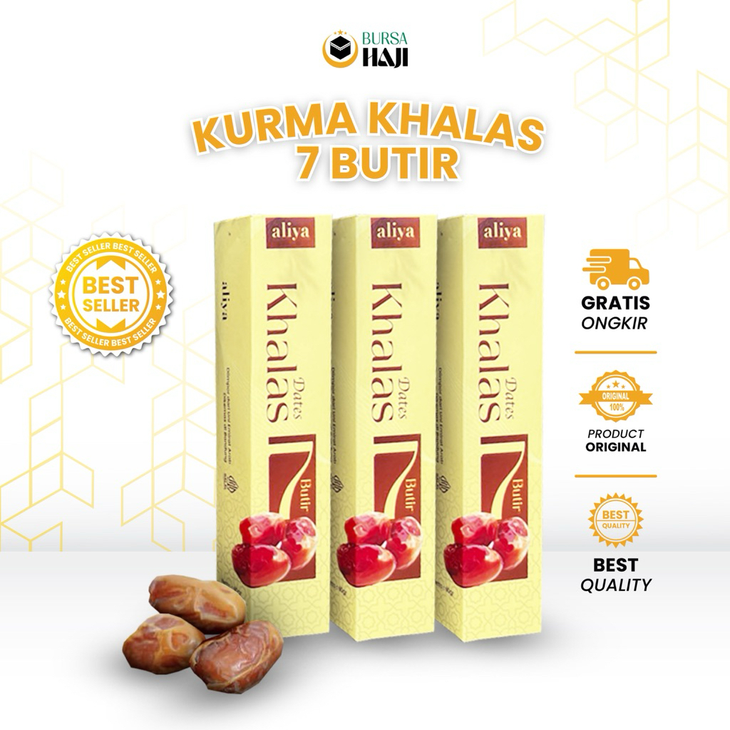 

Kurma Khalas 7 Butir Premium Kemasan Mini Pack Oleh Oleh Haji Umroh Hampers Ramadhan Aliya
