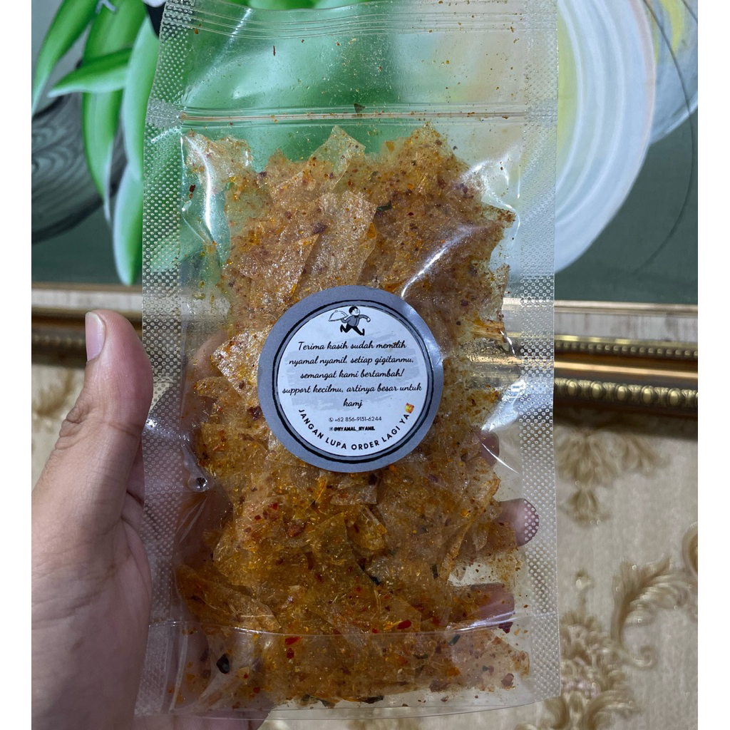 

50 gr | KRIPIK KACA PEDAS GURIH