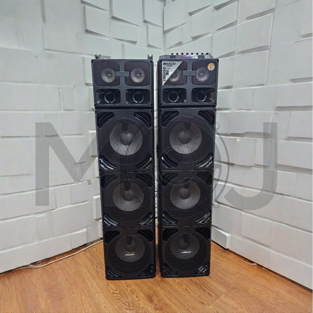 Speaker aktif Pasif dat 10 inch mgm 522 hybird aktiv pasiv mgm522 hybrid triple full subwoofer mega 