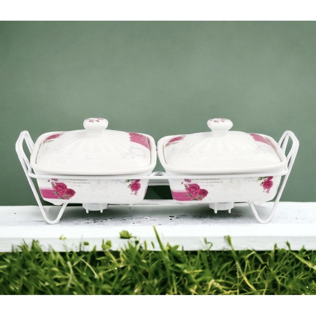 Wadah saji Vicenza Hc43 Eternity FOOD WARMER Persegi Clara, PENGHANGAT MAKANAN perangkat makan (Food