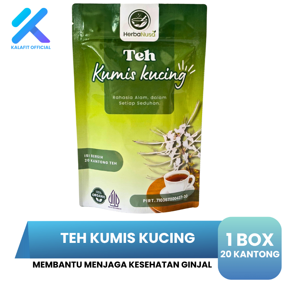 

Teh Kumis Kucing Obat Batu Ginjal Ampuh Atasi Infeksi Saluran Kemih isi 20 Kantong