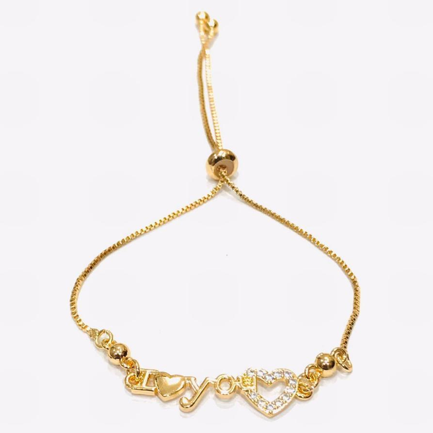 GELANG SERUT XUPING I LOVE YOU 2 GOLD // BISA COD