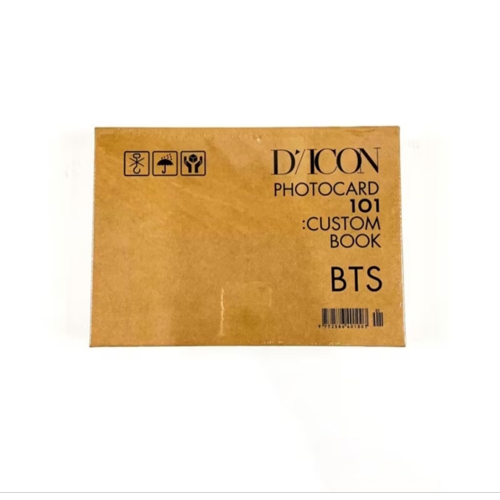 D'icon Photocard 101 Custom Book BTS Unsealed Official Full Set