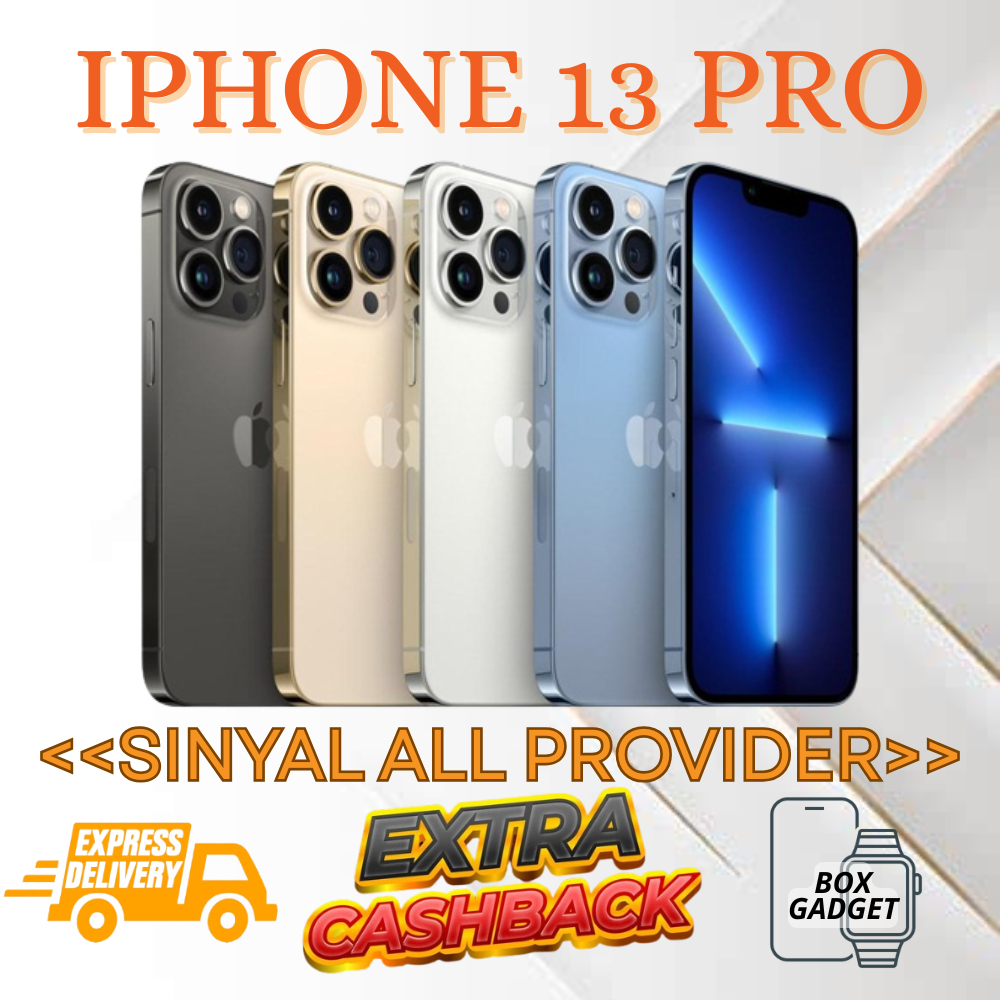 IPHONE 13 PRO 128GB 256GB 512GB SECOND HAND LIKE NEW FITUR NORMAL TERPERCAYA
