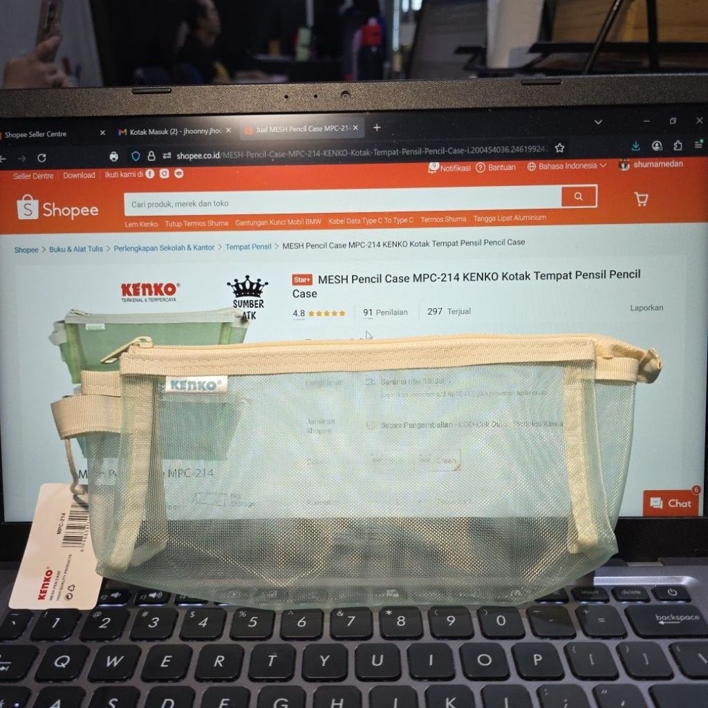 

KENKO MESH TEMPAT PENCIL PENSIL CASE MPC 214