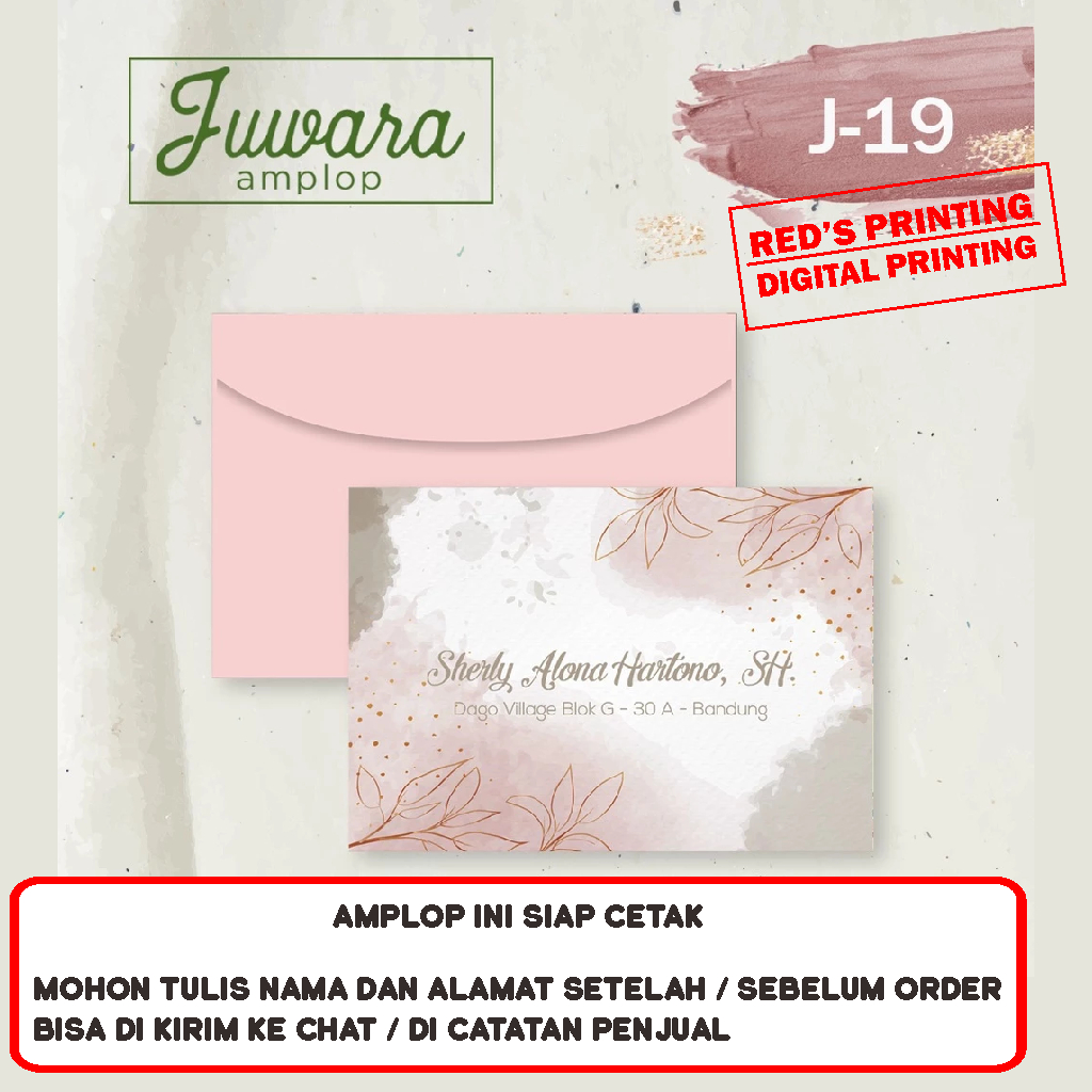 

Amplop Jawara J 019 Isi 50 pcs Sudah Cetak Nama dan Alamat