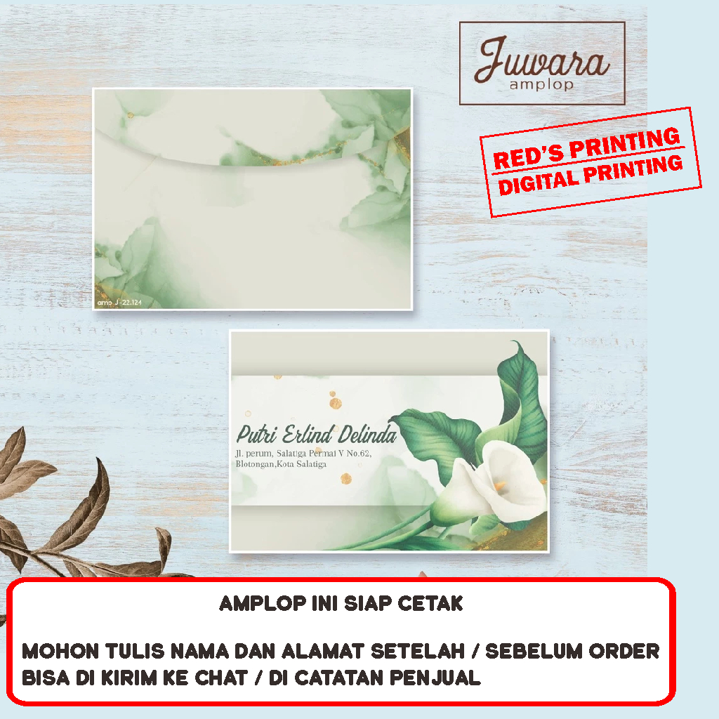 

Amplop Jawara J 124 Isi 50 pcs Sudah Cetak Nama dan Alamat